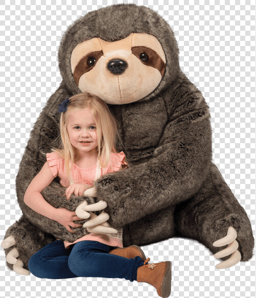 Jumbo Sloth   Giant Sloth Stuffed Animal  HD Png DownloadTransparent PNG