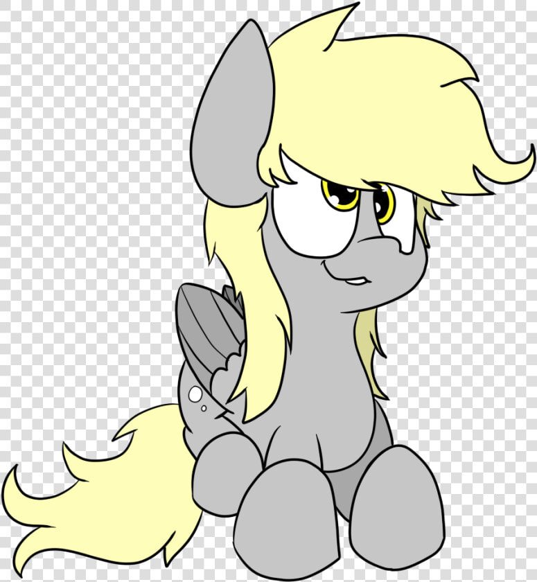 Dark Shadow  Cross Eyed  Cute  Derpy Hooves  Gray    Cartoon  HD Png DownloadTransparent PNG