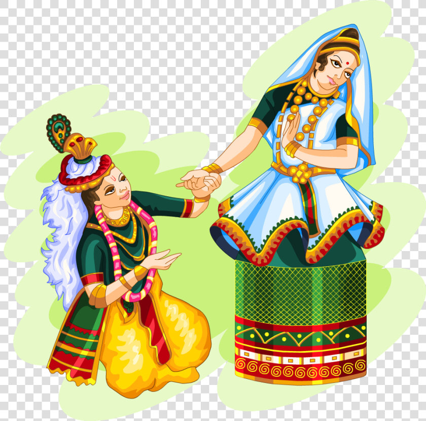 Dancer Clipart Manipuri   Cartoon  HD Png DownloadTransparent PNG