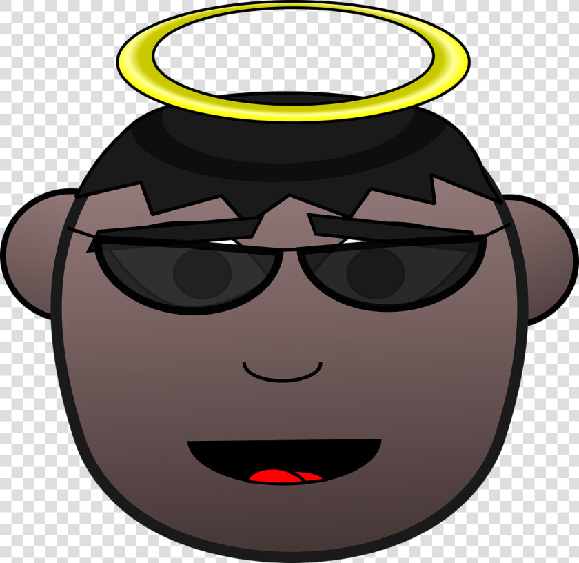 Angel  African American  Cool  Sunglasses  Clip Art   Angel Wearing Sunglasses  HD Png DownloadTransparent PNG