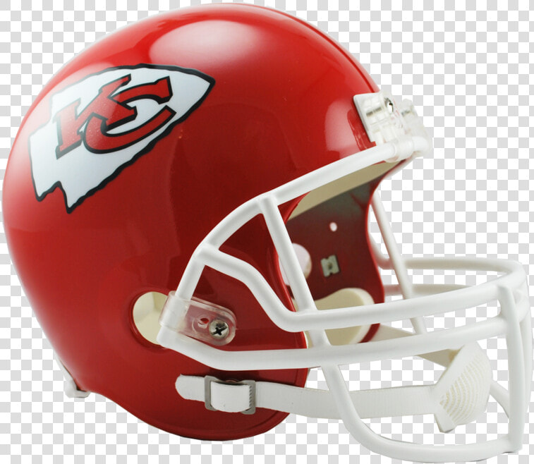 Kansas City Chiefs Replica Vsr4 Full Size Helmet   Chiefs Football Helmet  HD Png DownloadTransparent PNG