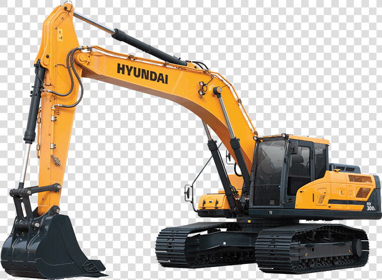 Excavators   Hyundai Excavator  HD Png DownloadTransparent PNG