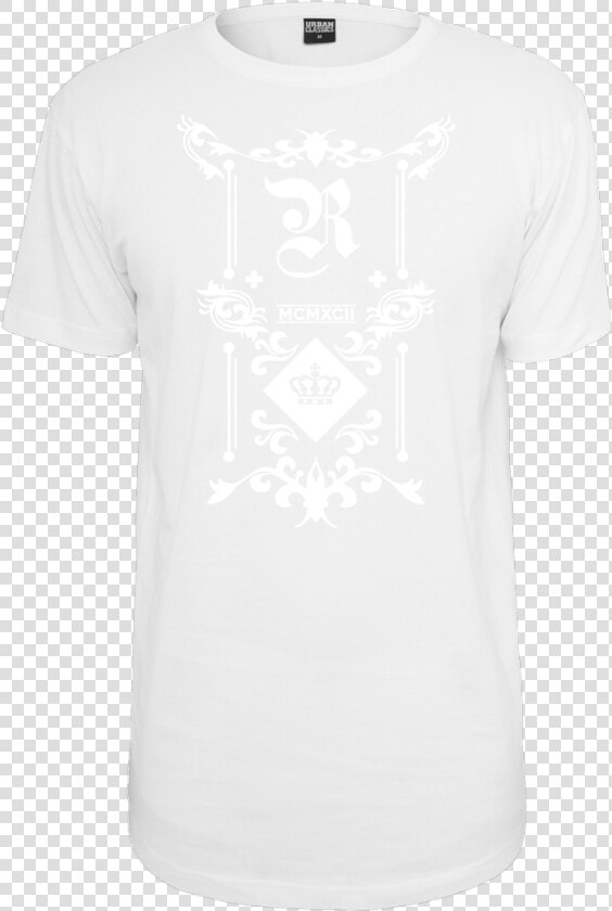 N7 Logo T shirt Urban Classics Long Tee White   Ladies White Tee Shirt  HD Png DownloadTransparent PNG