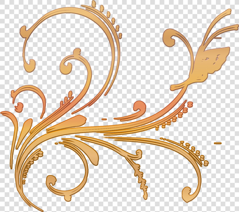 Clip Art Scroll Sticker Design With Ornate Vector And   Ornate Design Transparent Background  HD Png DownloadTransparent PNG