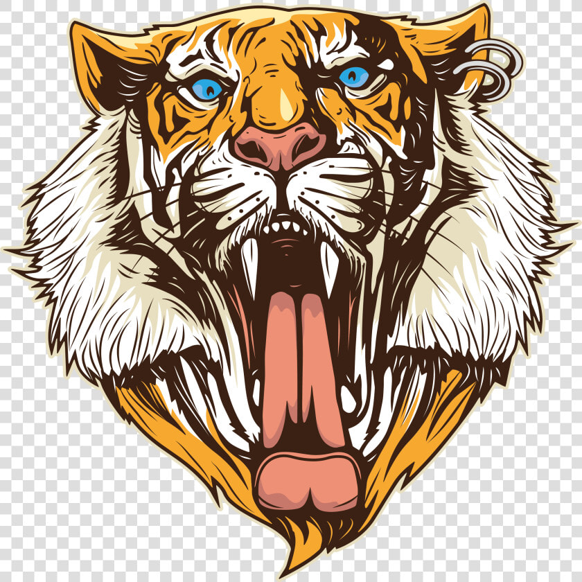 Clipart Tiger Open Mouth   Tiger Logo Png  Transparent PngTransparent PNG