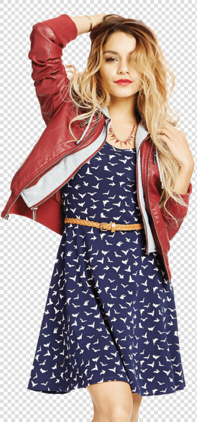 Vanessa Hudgens Red Jacket   Vanessa Hudgens Png  Transparent PngTransparent PNG