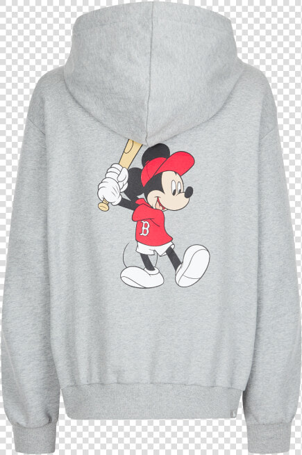 Mlb X Disney Mickey Mouse Zip up Hoodie Boston Red   Hoodie  HD Png DownloadTransparent PNG