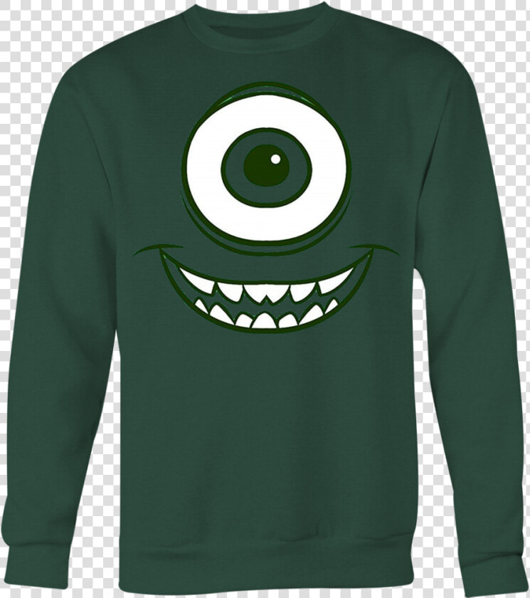 Monsters Inc Mike Wazowski T shirt   Long sleeved T shirt  HD Png DownloadTransparent PNG