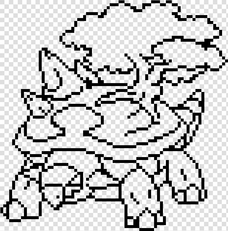 Torterra En Pixel Art  HD Png DownloadTransparent PNG