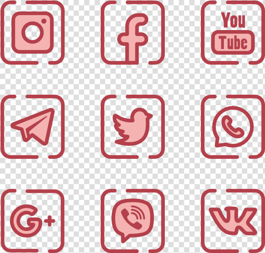 Essential Set   Social Media Icons Yellow  HD Png DownloadTransparent PNG