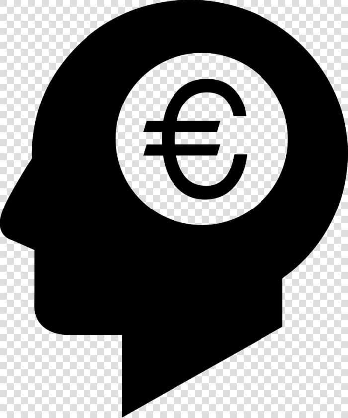 Man Thinking About Euro   Icon Man Think Money  HD Png DownloadTransparent PNG