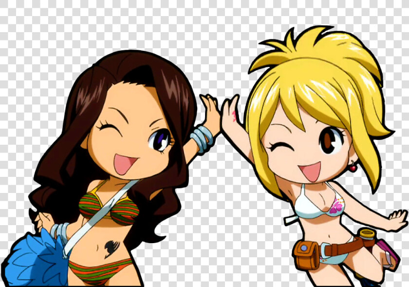 Cana  amp  Lucy   Fairy Tail Lucy And Cana  HD Png DownloadTransparent PNG