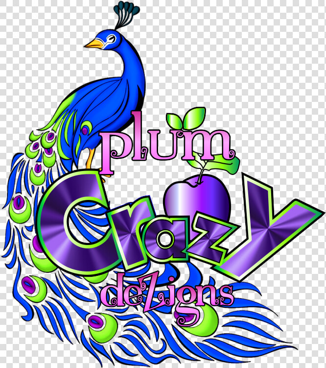 Plum Crazy Dezigns Custom   Personalized Race Apparel   Peacock Clipart Png  Transparent PngTransparent PNG