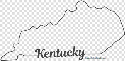 Free Kentucky Outline With State Name On Border  Cricut   Shape Of Kentucky  HD Png DownloadTransparent PNG