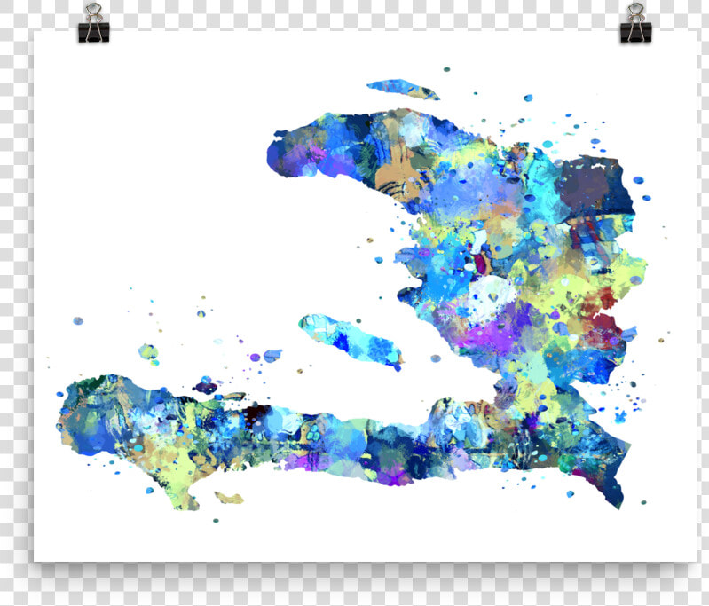 Map Of Haiti Wall Art  HD Png DownloadTransparent PNG