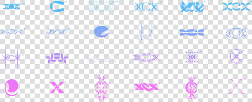  charlixcx  xcx3   Charli Xcx Logo Stickers  HD Png DownloadTransparent PNG