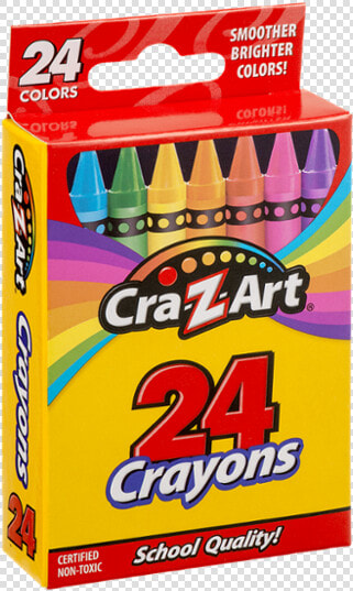 Cra Z Art Crayons 24 Count  HD Png DownloadTransparent PNG