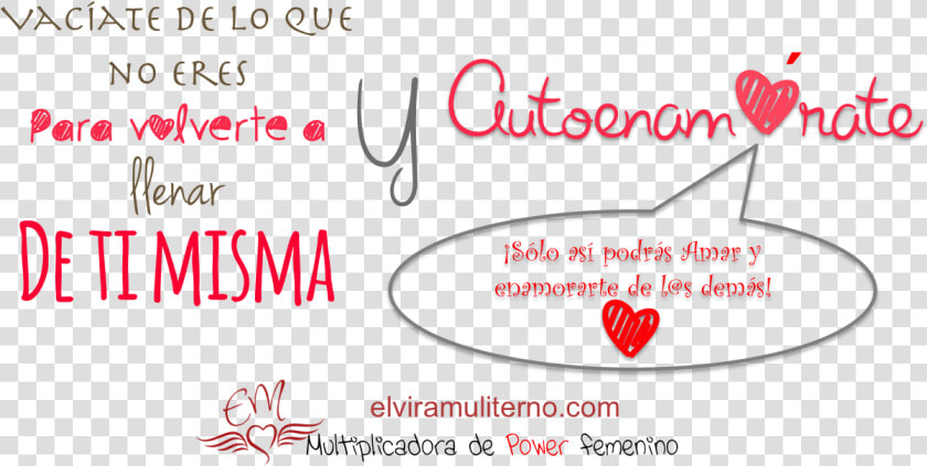 14 02 17 Elvira Muliterno Autoenamorate Mujer Empoderada   Calligraphy  HD Png DownloadTransparent PNG