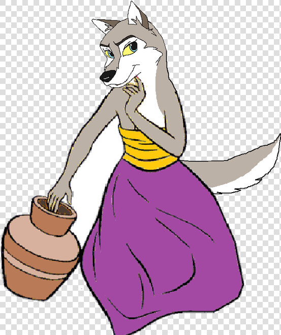 Wolf Clipart At Free For Personal Use Transparent Png   Female Wolf Cartoon  Png DownloadTransparent PNG