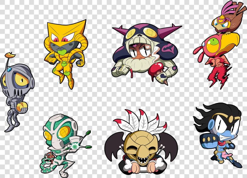 Jojo Part 3 Chibis Sheet   Jojo Pet Shop Chibi  HD Png DownloadTransparent PNG