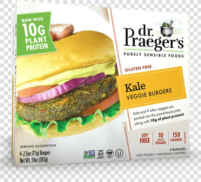 Praeger S Kale Veggie Burgers Package   Chili Dog  HD Png DownloadTransparent PNG