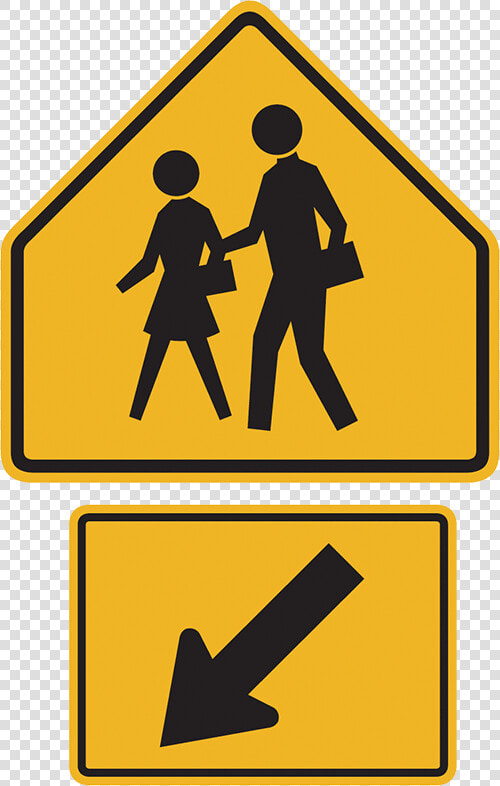 School Crossing   Road Sign School Zone  HD Png DownloadTransparent PNG