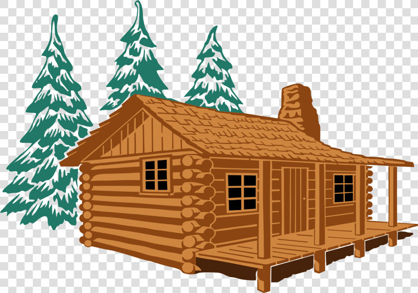 Cabin Clipart   Free Log Cabin Clipart  HD Png DownloadTransparent PNG