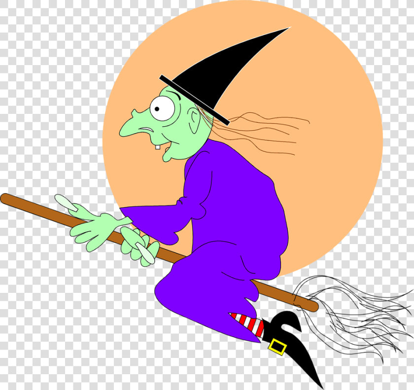 Broomstick Clip Magnetic   Clip Art Witch Gifs  HD Png DownloadTransparent PNG