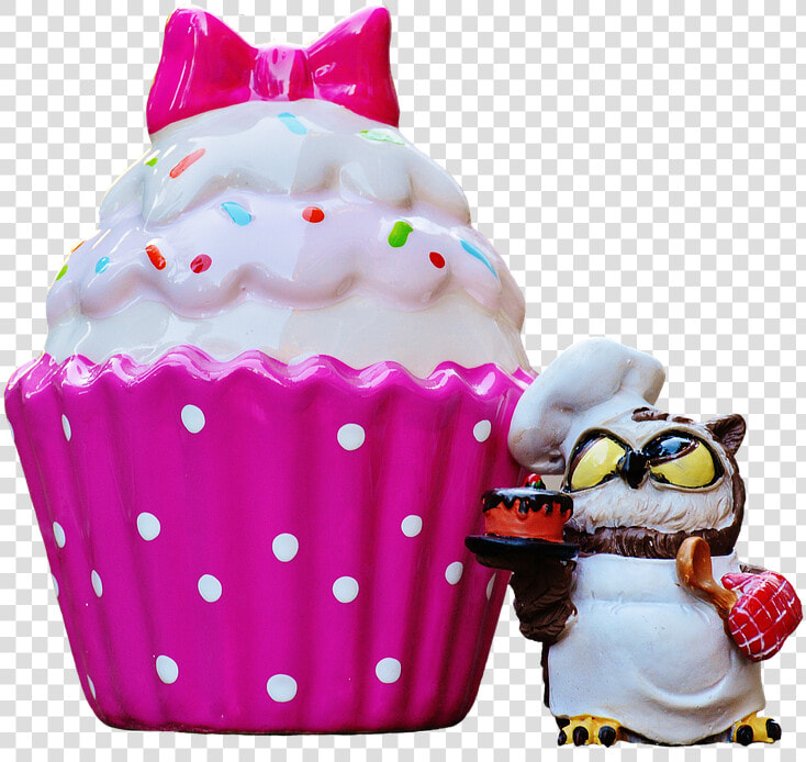 Baker  Cooking  Coffee  Cupcake  Owl  Cake   Küçük Oyuncak Pasta  HD Png DownloadTransparent PNG