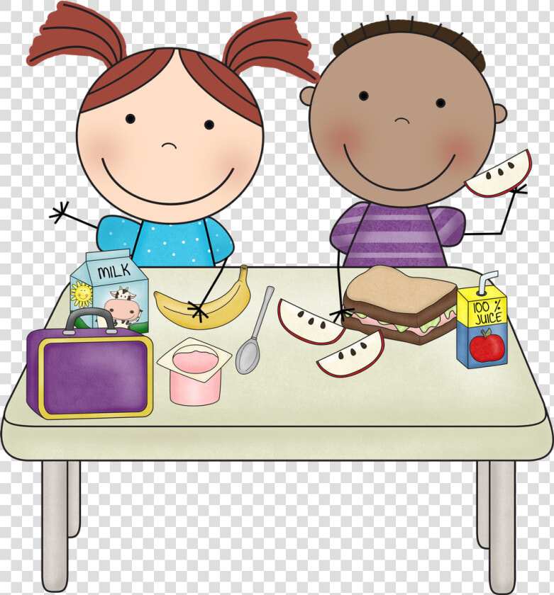 Snack Time Clipart   Kids Lunch Clipart  HD Png DownloadTransparent PNG