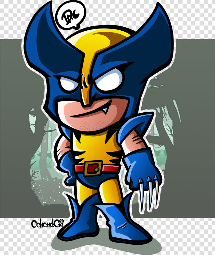 Lobezno  Logan  Wolverine Chibi  Animación  Series    Cartoon  HD Png DownloadTransparent PNG