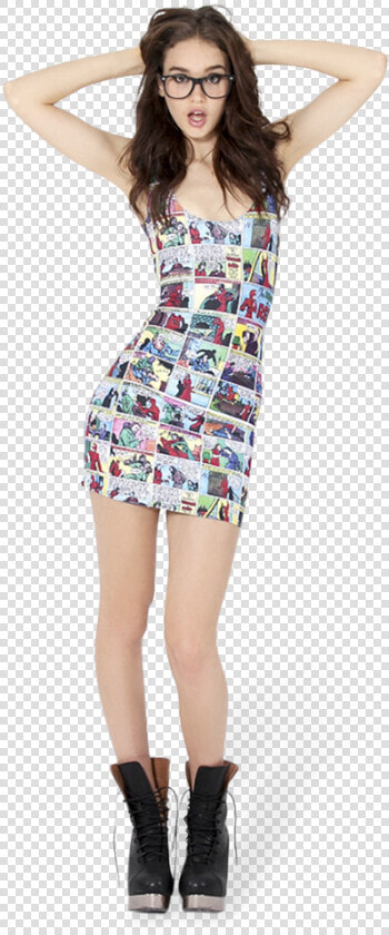 Indian Woman Png   Comic Book Bodycon Dress  Transparent PngTransparent PNG