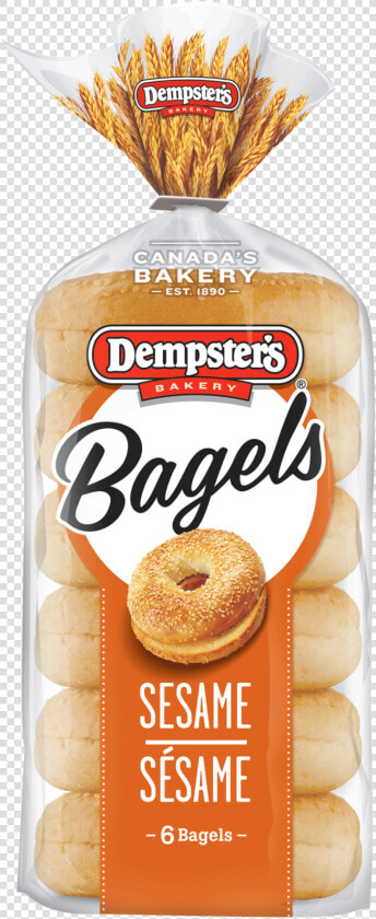 Dempster S® Sesame Bagels   Dempster  39 s Sesame Seed Bagel  HD Png DownloadTransparent PNG