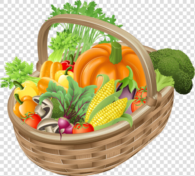 Basket With Vegetables Png Picture Clipart Gallery   Basket Fruits And Vegetables Clipart  Transparent PngTransparent PNG