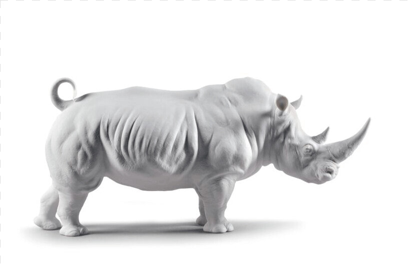 Rhino   White Porcelain Rhino  HD Png DownloadTransparent PNG