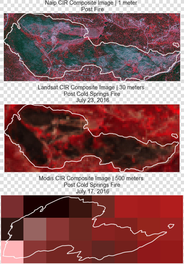 Cir Composite Images From Naip  Landsat  And Modis   Map  HD Png DownloadTransparent PNG