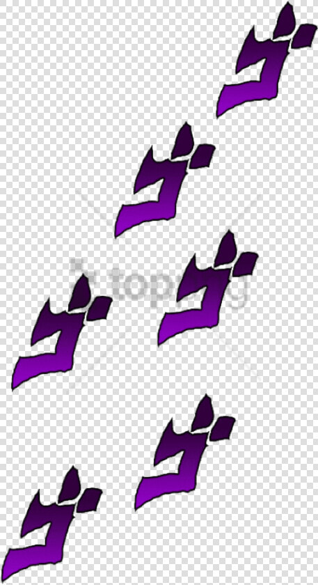 Transparent Violet Clip Art   Jojo Menacing Png  Png DownloadTransparent PNG