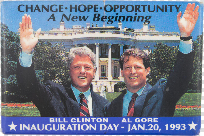 Clinton Gore Inauguration Day Political Button Museum   1992  HD Png DownloadTransparent PNG