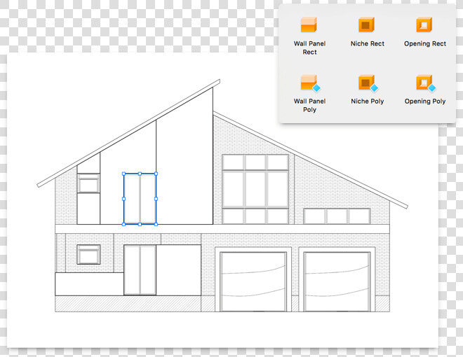 Transparent House Top View Clipart   Side View Of House Drawing  HD Png DownloadTransparent PNG