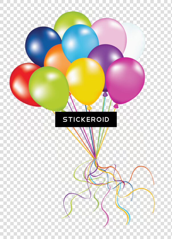 Transparent Background Cartoon Birthday Balloons  Hd   Balloons Png Hd Download  Png DownloadTransparent PNG