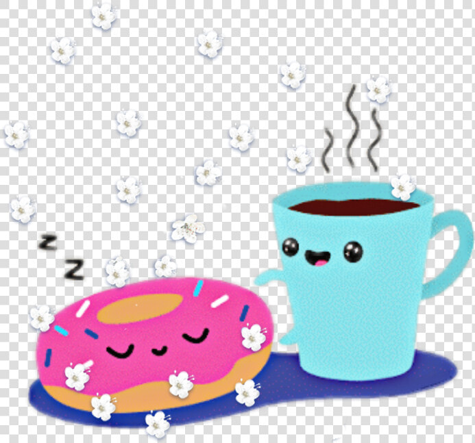 Donuts And Coffee Cute   Rise And Shine Gif Cute  HD Png DownloadTransparent PNG