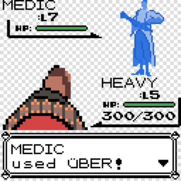 Medic 17 し5 Medic Team Fortress 2 Jules Winnfield Text   Pokemon  HD Png DownloadTransparent PNG