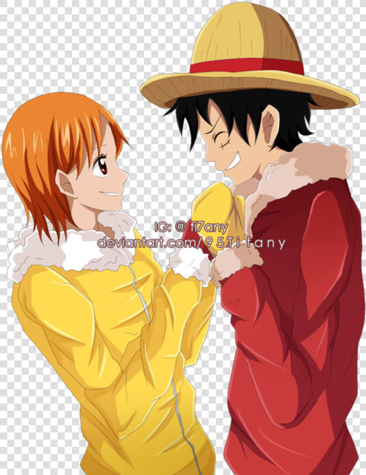 Winter Onepiece Nami  HD Png DownloadTransparent PNG