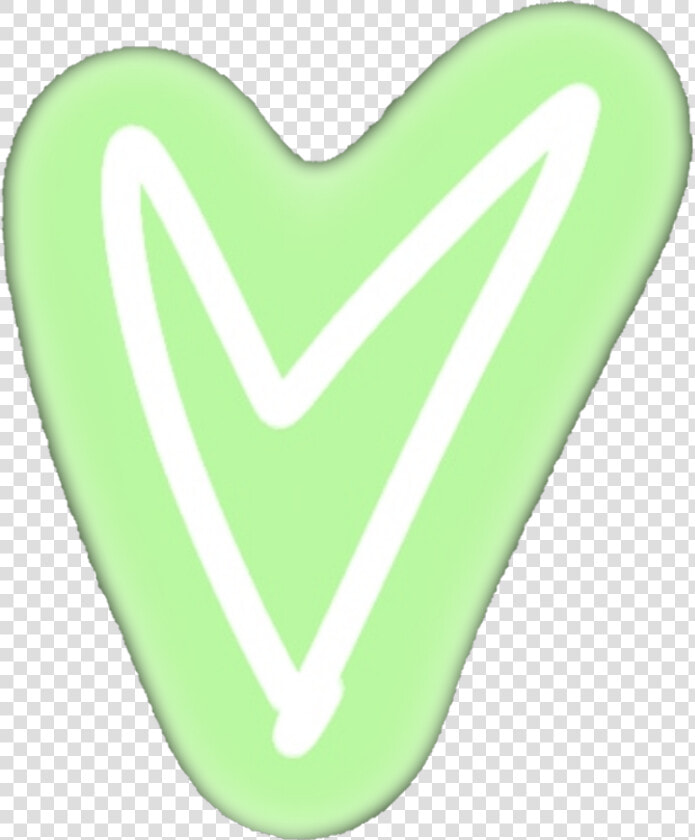  hearts  heart  aesthetic  neon  green   Heart  HD Png DownloadTransparent PNG