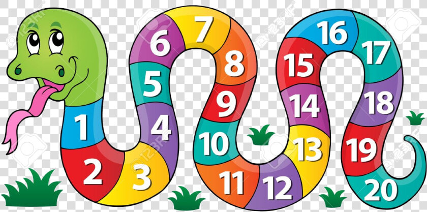 Numbers Snake With Theme Imag Clipart Transparent Png   Numbers Snake  Png DownloadTransparent PNG