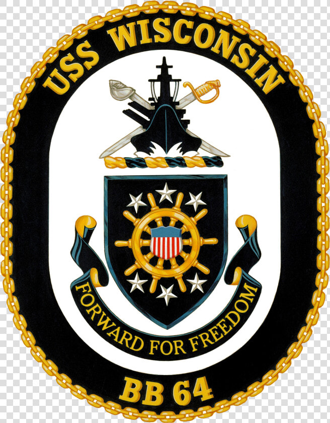 Uss Wisconsin Coa   Uss John P Murtha Crest  HD Png DownloadTransparent PNG