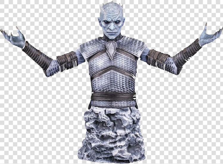 Night King Jon Snow White Walker Sandor Clegane Game   Night King Bust  HD Png DownloadTransparent PNG