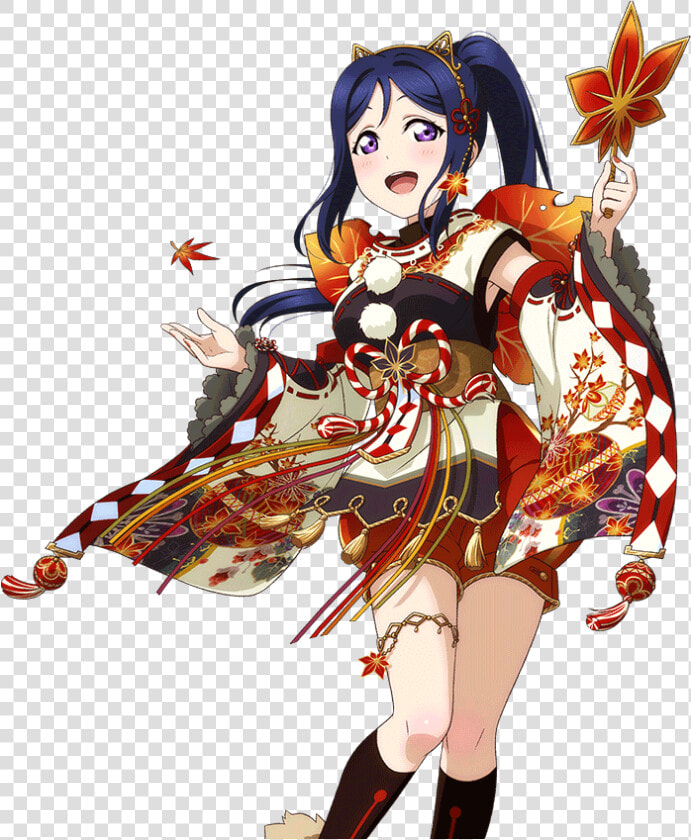   anime  manga  girl  cute  kawaii  autumn  fall  leaves   Love Live Maple Leaf  HD Png DownloadTransparent PNG