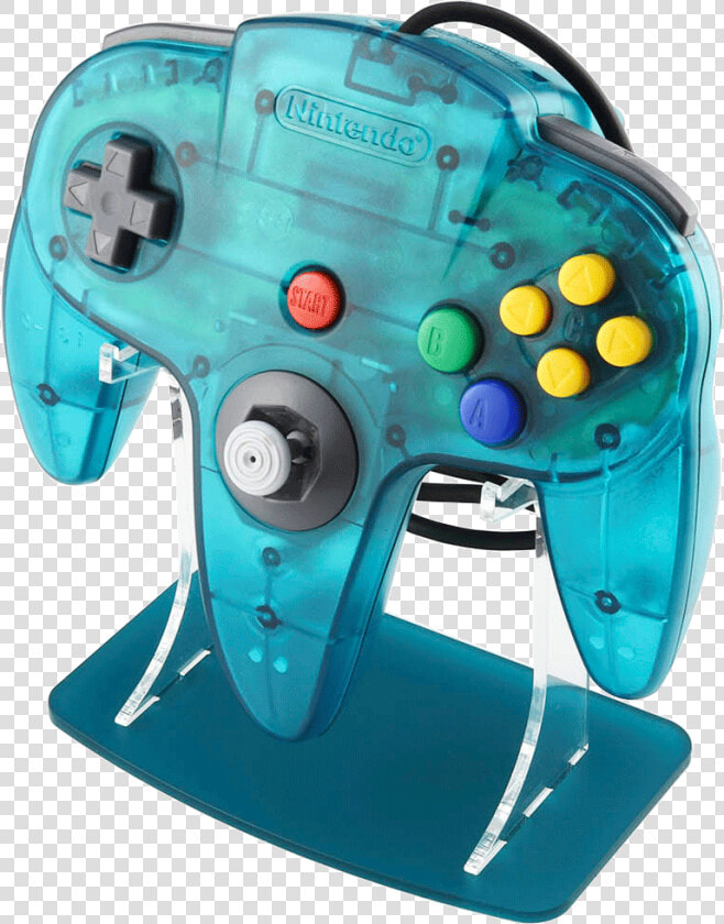 Ice Blue N64 Funtastic Controller   Nintendo 64 Watermelon Red  HD Png DownloadTransparent PNG