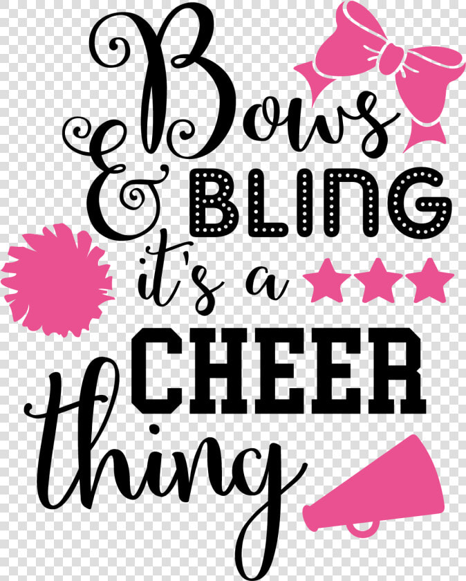 Bows And Bling It  39 s A Cheer Thing  HD Png DownloadTransparent PNG